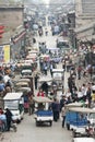 Crowdy street during Pingyao International Photography Festival, China